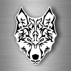 r4655 A4 loup tribal nb B