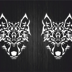 r4660 set 2x loup tribal blc T
