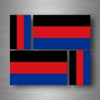 r5199 set 4x sticker frisons saterland B