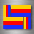 r5200 set 4x sticker frisons frise nord B
