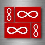 r5205 set 4x sticker rge manito B