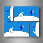 r5210 set 4x sticker franco tenois B