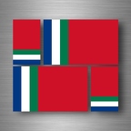 r5213 set 4x sticker moluquois B