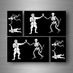 r5230 set 4x sticker bart roberts B