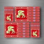 r5239 set 4x sticker venice B