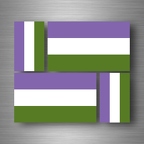 r5248 set 4x sticker genderqueer B