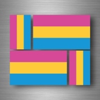 r5249 set 4x sticker pansexual B