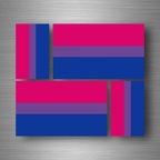 r5250 set 4x sticker bi pride B