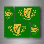 r5255 set 4x sticker erin go bragh B