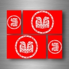 r5272 set 4x sticker haida B