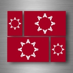 r5277 set 4x sticker sioux B