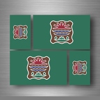 r5264 set 4x sticker abenaki B