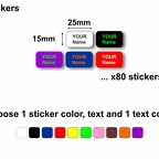 r6366 80x sticker carre perso multicolor