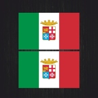 r4410 Set 2x naval italie couronne B
