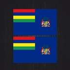 r4429 Set 2x naval maurice bleu B