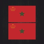r4431 Set 2x naval maroc 1 couronne B