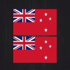 r4434 Set 2x naval new zeland rouge B