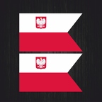 r4444 Set 2x naval pologne aigle B