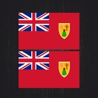 r4462 Set 2x naval caicos rouge B