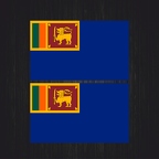 r4470 Set 2x naval sri lanka bleu B