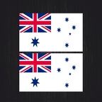 r4352 Set 2x naval australie blanc 