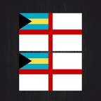 r4355 Set 2x naval bahamas blanc 