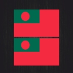 r4357 Set 2x naval bangladesh rouge