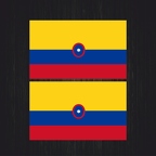 r4373 Set 2x naval colombie etoile 