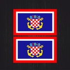 r4379 Set 2x naval croatie jack