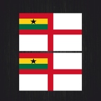 r4391 Set 2x naval ghana blanc 