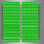 r4332 alpha quadri blc fond vert B