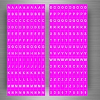 r4333 alpha quadri blc fond fushia B