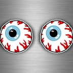 r4254 2 eyes cartoon blood B