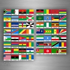 r4144 planche afric flag 5cm TXT 