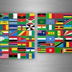 r4147 planche afric flag 15mm 
