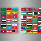 r4151 planche asia flag 15mm 
