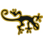 B78 - gecko noir orange