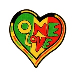 B128 - one love coeur