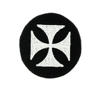 B129 - croix de malte rond