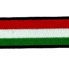 B159 - Patch hongrie  brassard noir B159