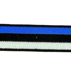 B160 - Patch estonie brassard noir b160