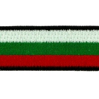 B162 - Patch bulgarie brassard noir B162