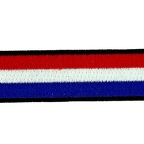 B163 - Patch pays bas brassard noir B163