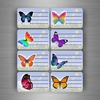 r3862 8x etiq cahier papillon B