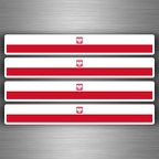 r4113 4x brassard pologne aigle B