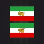 r3770 2x drapeau iran lion B