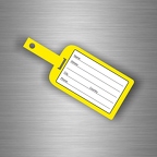 r3731 etiquette valise jaune B