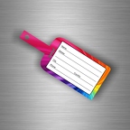 r3737 etiquette valise rainbow B