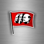 r3750 drapeau marx engels lenine B