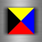 r3720 drapeau maritime Zulu B